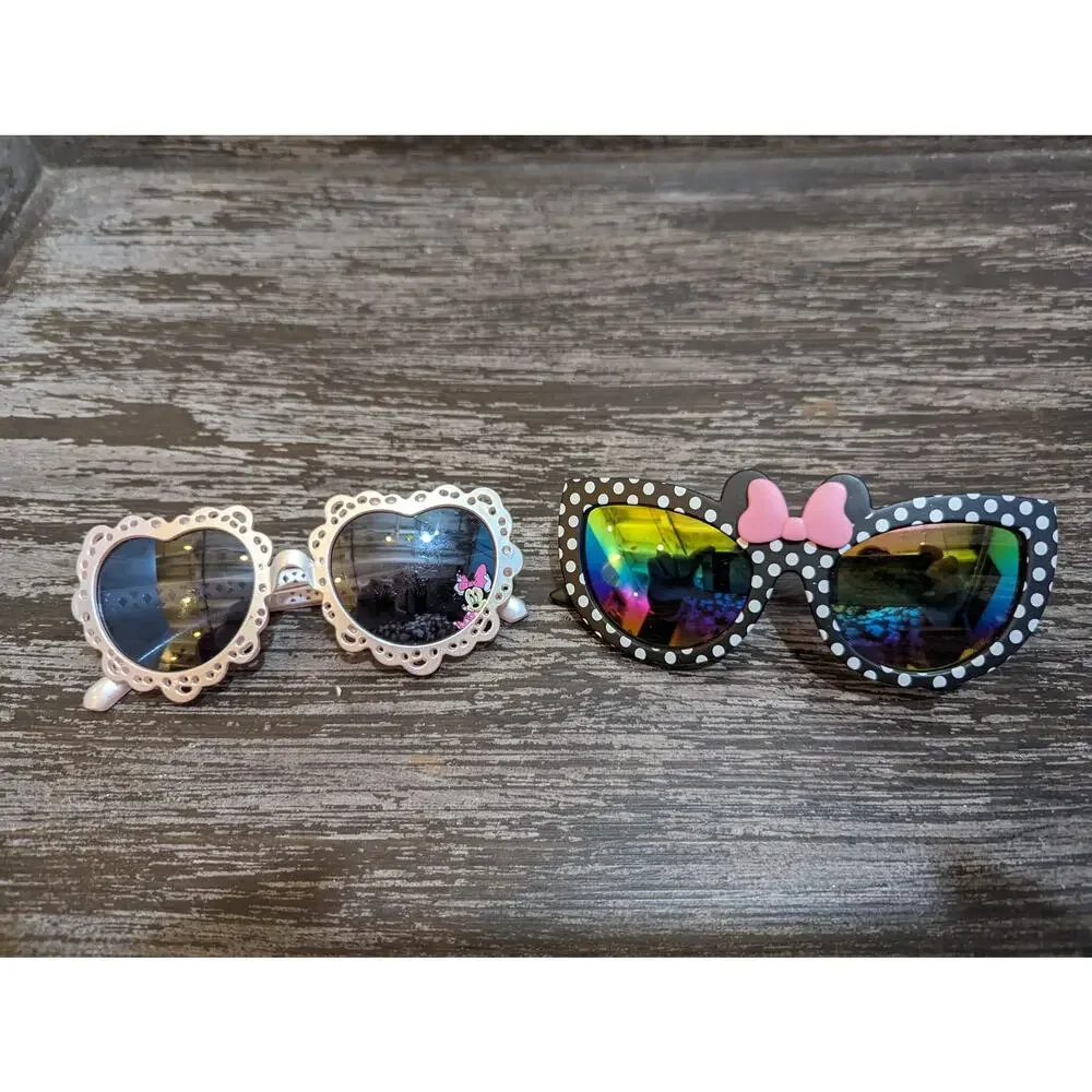 Minnie mouse girl's sunglasses set of two